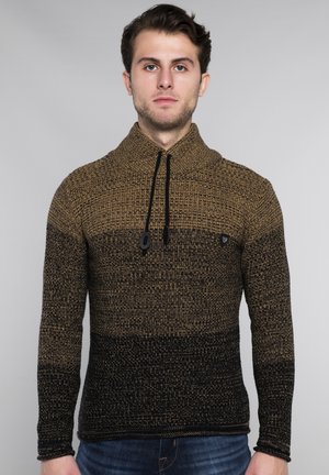 MIT FARBVERLAUF - Strickpullover - dunkelbraun