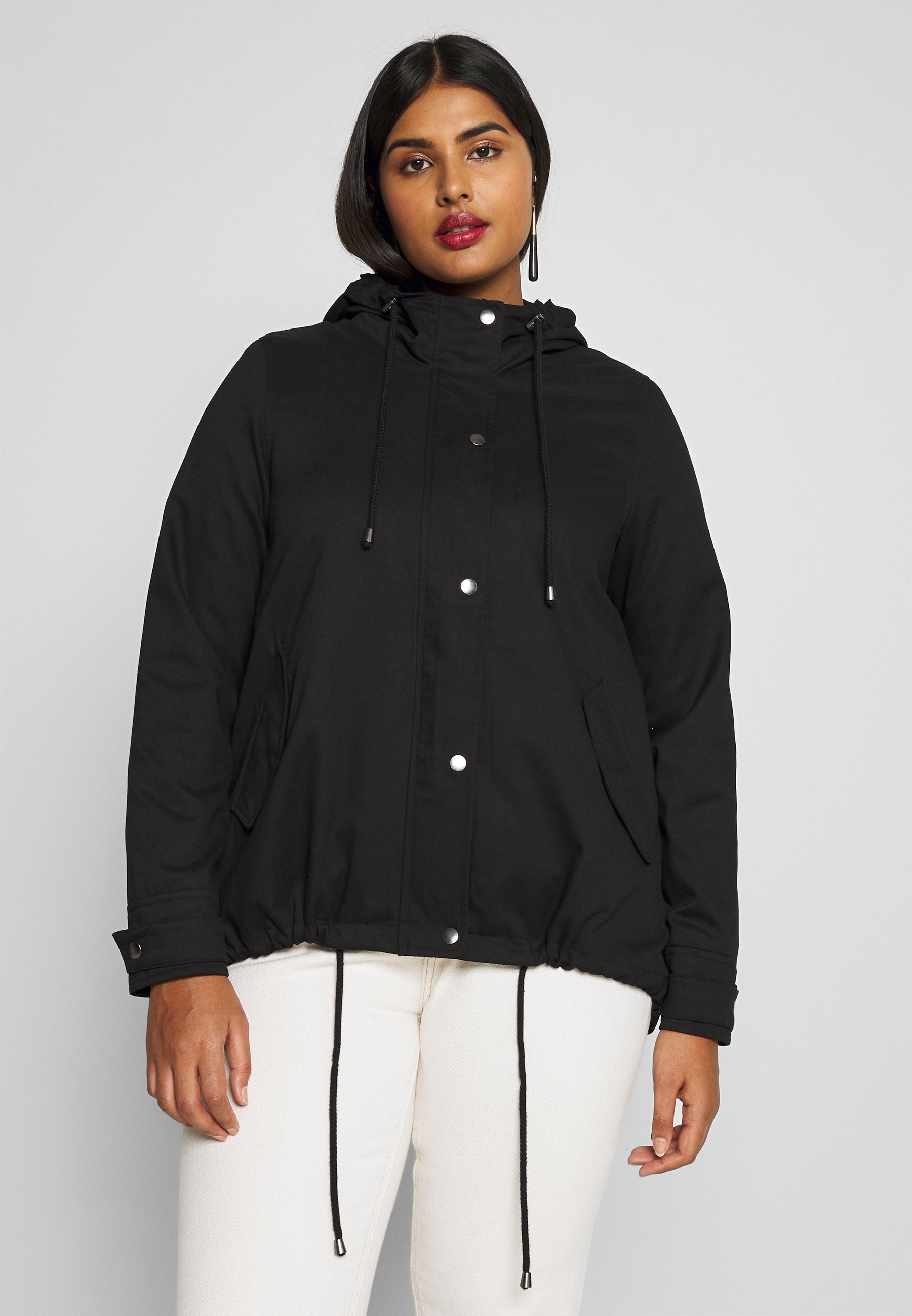 Zizzi MCAMMA JACKET Lett jakke black Zalando.no Zizzi MCAMMA JACKET Lett jakke black Zalando.no
