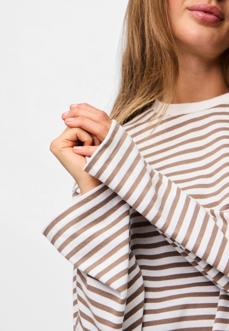 PIECES jersey top PCMADISON zwart