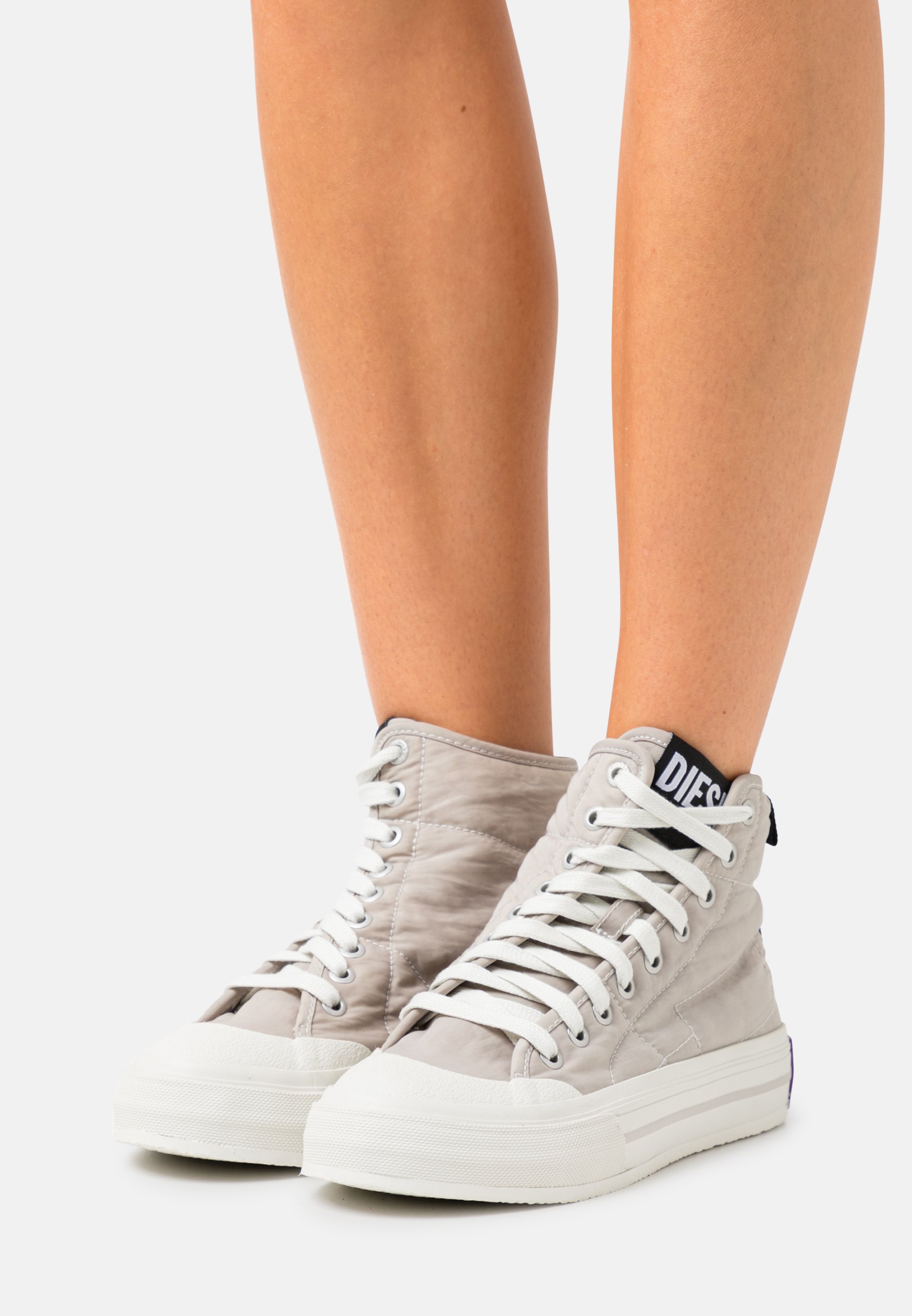 Diesel S-MUJI MC W - Zapatillas altas - grey/gris - Zalando.es