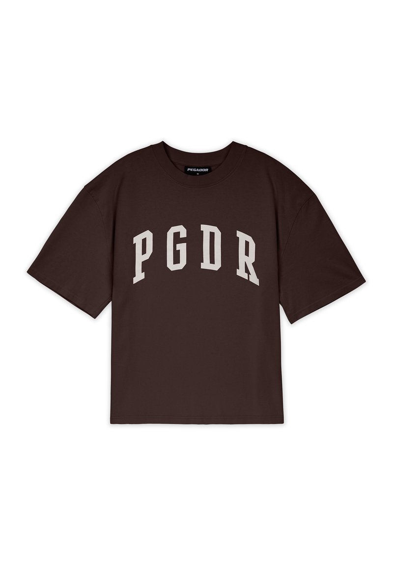 Pegador T-shirt print donkerbruin Pegador T-shirt print donkerbruin