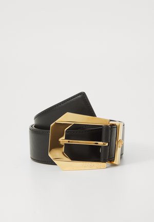 BELT UNISEX - Belt - black/gold-coloured