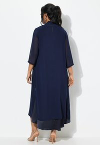 Ulla Popken LONGLINE OPEN SHAPE 3/4 SLEEVE  - Lichte jas - marine