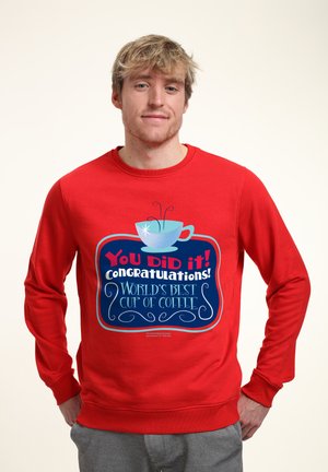 Henry Tiger ELF BEST COFFEE - Sweatshirt - red