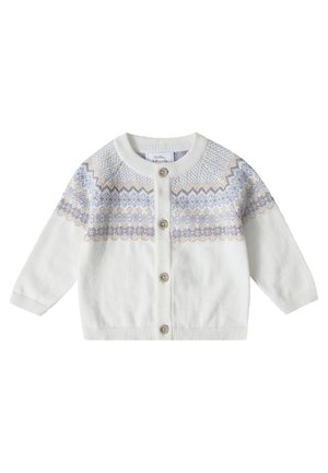 MIT NORWEGER - Cardigan - weiß