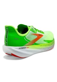 Brooks HYPERION MAX - Scarpe da corsa su strada - green gecko red orange white