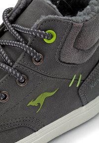 KangaROOS KAVU - Sneaker high - steel grey/lime
