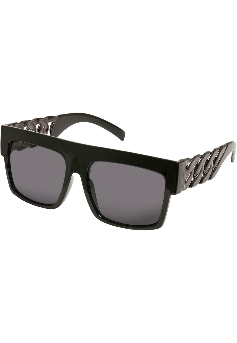 Urban Classics - ZAKYNTHOS WITH CHAIN - Sonnenbrille - black silver, Vergrößern