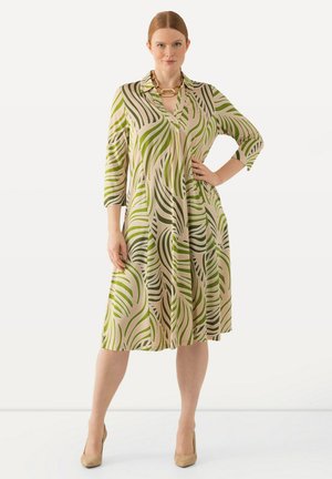 GODET 3/4 SLEEVE - Jerseyjurk - beige