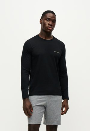Emporio Armani, SLEEVE CREW NECK - Spodné tričko - black
