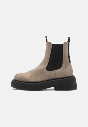 Bottines à plateau - taupe