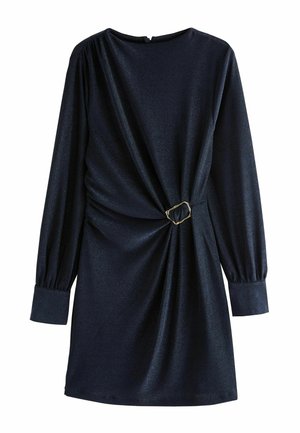 REGULAR FIT - SPARKLE ROUCHED HARDWEAR - Kokteilikleit/peokleit - navy blue