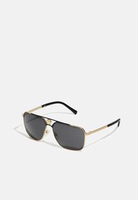 UNISEX - Occhiali da sole - gold-coloured/matte black