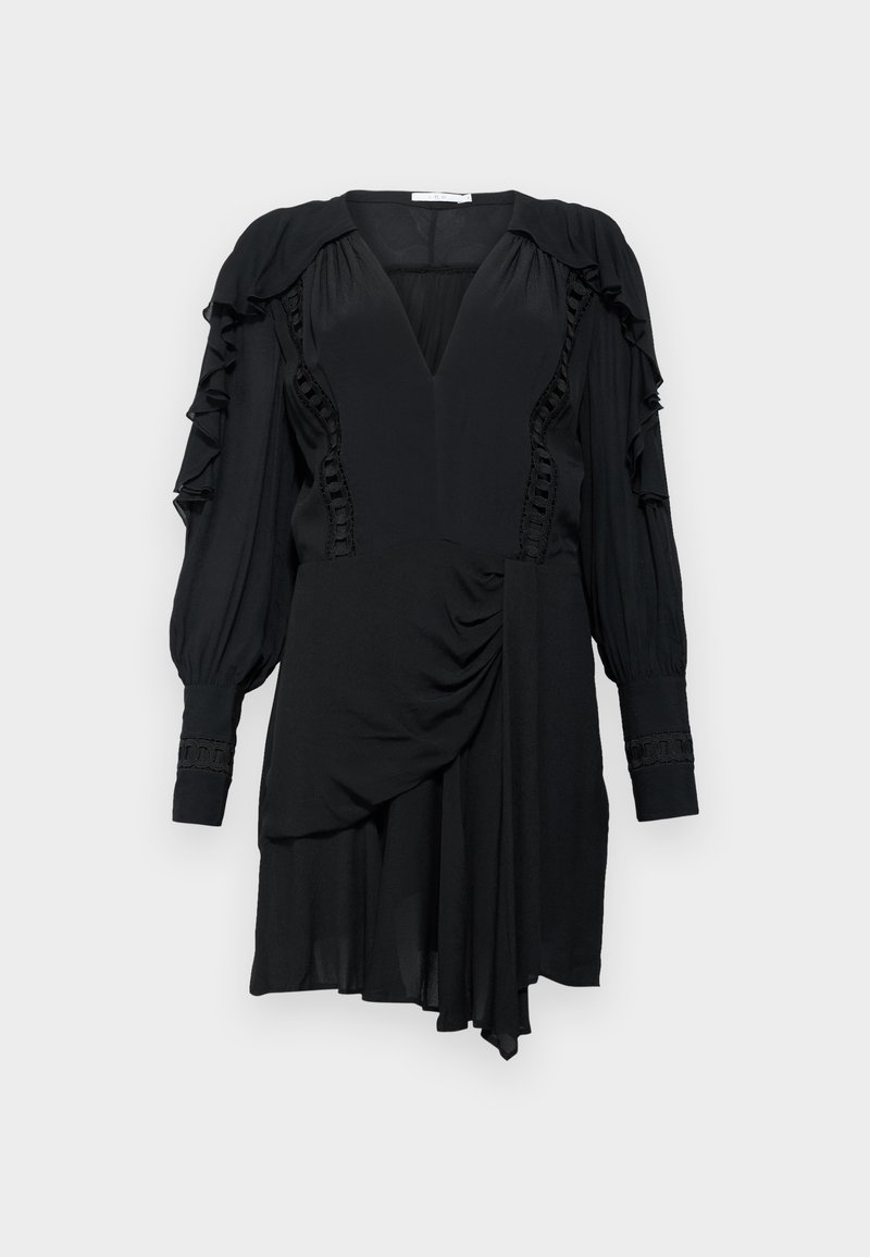 Iro Cocktailjurk zwart Iro Cocktailjurk zwart