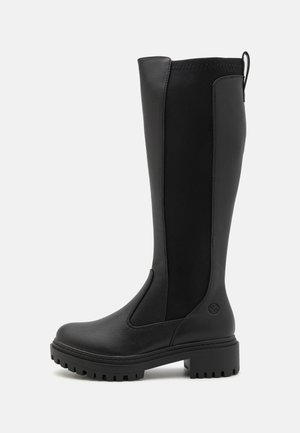 Platform boots - black