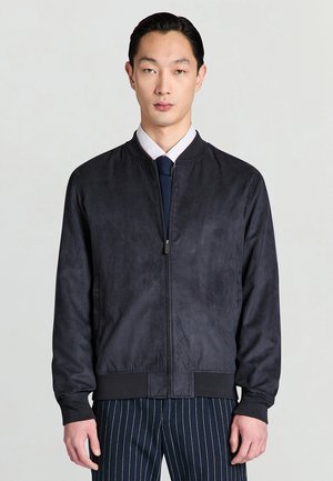 LUNGO RIGHE - Pantaloni - var blu notte