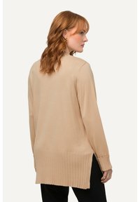 Ulla Popken STEHKRAGEN LANGARM - Maglione - mauve