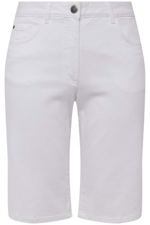 Angel of Style, MID WAIST BERMUDA WITH STRETCH - Jeansshort - snow white