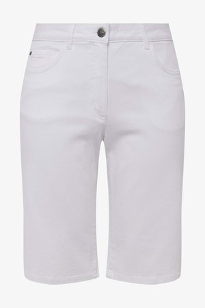 Angel of Style, MID WAIST BERMUDA WITH STRETCH - Denimshorts - snow white
