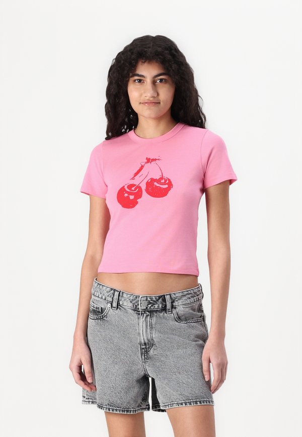 JXGIGI BABY VALENTINE TEE - Print T-shirt - morning glory