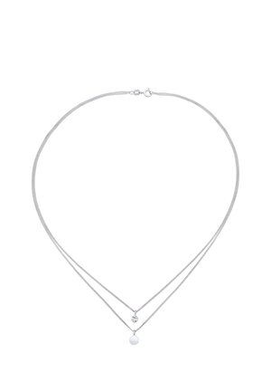 SPARKLING STACK - MIT KRISTALLEN VON SWAROVSKI® - Collier - silberfarben