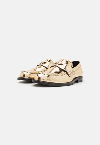 GCDS WIRDO MIRROR LOAFERS UNISEX - Slip-ons - gold