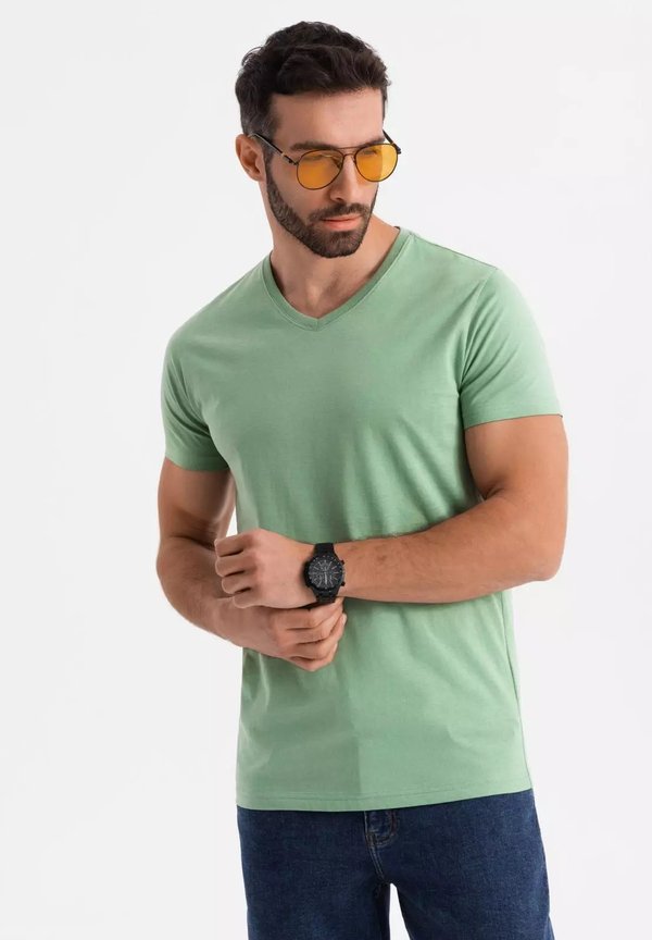 CLASSIC WITH A V-NECK - T-Shirt basic