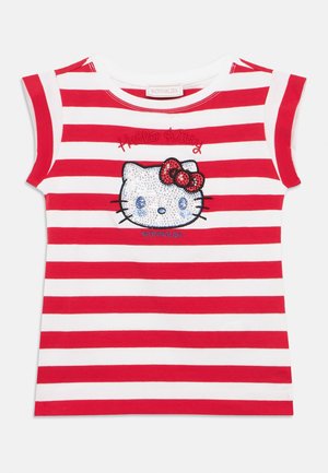HELLO KITTY REGULAR TEE RIGA - Triko s potiskem - bianco/rosso
