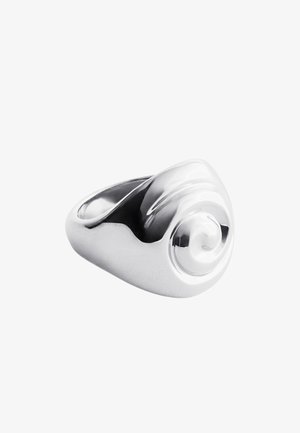& OTHER STORIES, & OTHER STORIES SHELL STATEMENT RING - Prsteň - silver-coloured