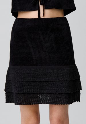 Falda acampanada - noir