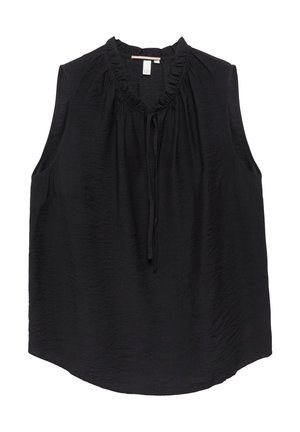 QS, BLUSE - Top - schwarz