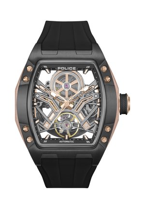 TAMPA - Montre - black/rose gold-coloured