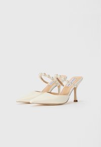 Steve Madden BRECKI - Pantoletai su kulnu - ivory