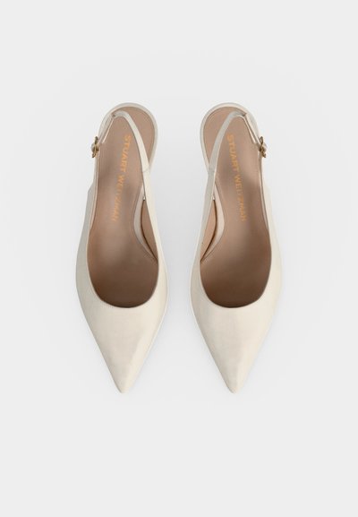 Stuart Weitzman POWER SLINGBACK - Κλασικές γόβες - offwhite