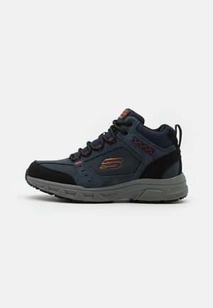 Skechers OAK CANYON - Zapatillas altas - navy/orange