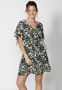 Koroshi SLEEVE SHORT - Rochie de zi - navy