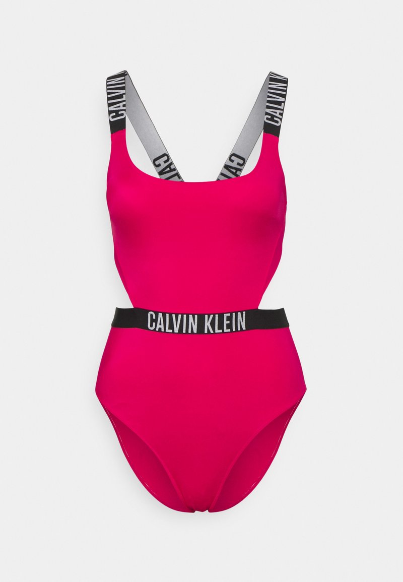 Calvin Klein Swimwear CUT OUT ONE PIECE - Fato de banho - royal pink