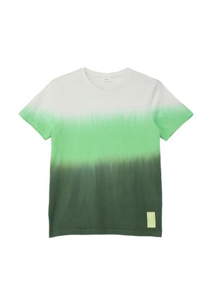 T-shirt print - tannengrün