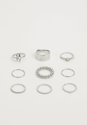 PCRIANNAH 9 PACK - Ring - silver-coloured