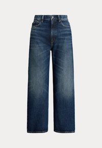HIGH-RISE WIDE-LEG CROP JEAN - Jeans Relaxed Fit - mylio wash
