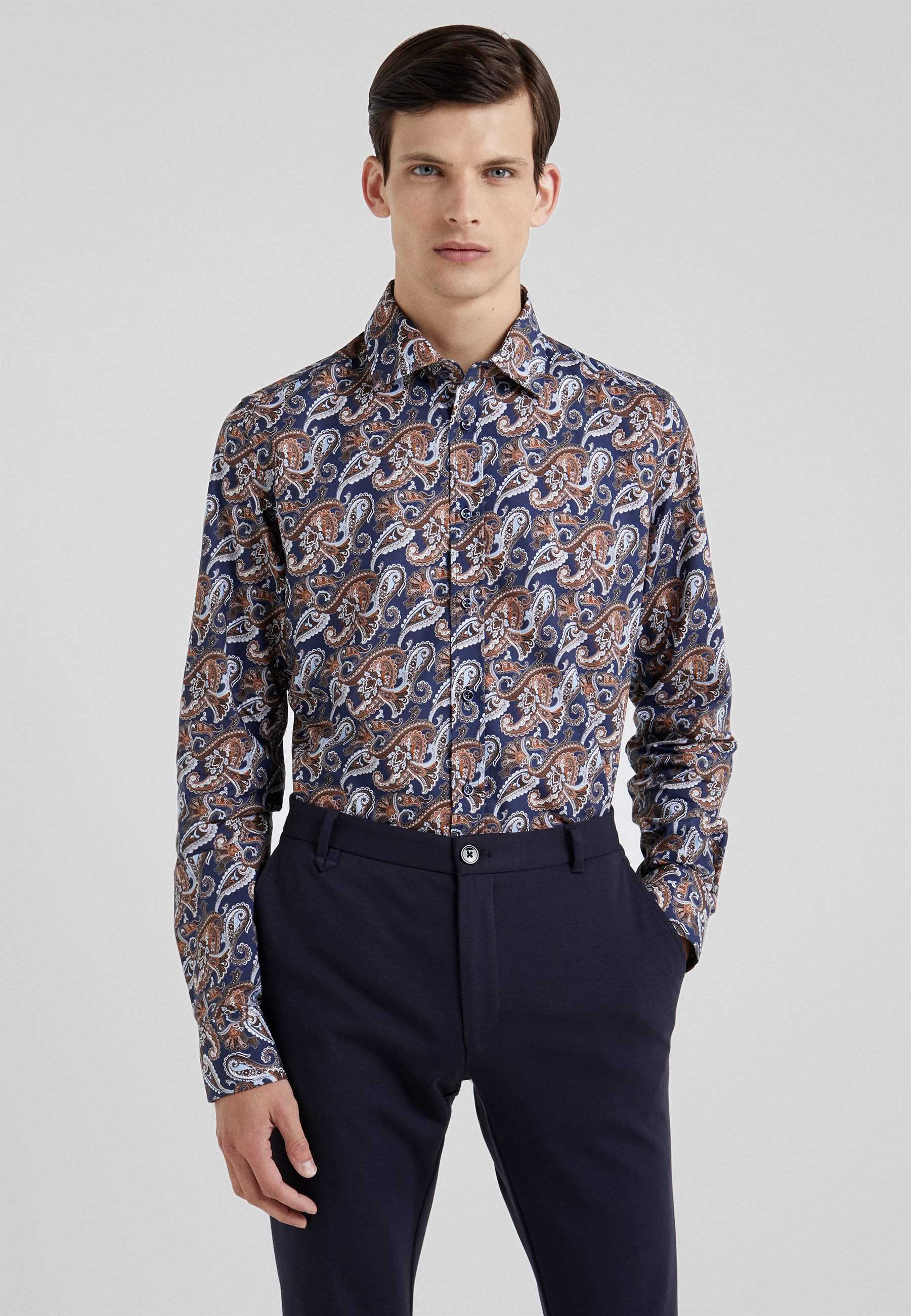 Sand Copenhagen IVER Skjorte dark blue Zalando.no Skjorter til Menn fra Sand Copenhagen | Stylight