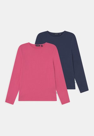 KIDS GIRLS 2 PACK - Longsleeve - pink/blau