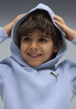 Puma, PUMA CAT FLEECE-HOODIE UNISEX - Felpa con cappuccio - chambray blue