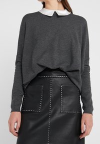Steffen Schraut Jersey de punto - mottled dark grey