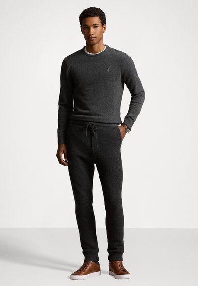 Polo Ralph Lauren WOOL CREWNECK SWEATER - Džemperis - dark charcoal heather