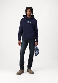 GAP TONAL ARCH - Hoodie - navy