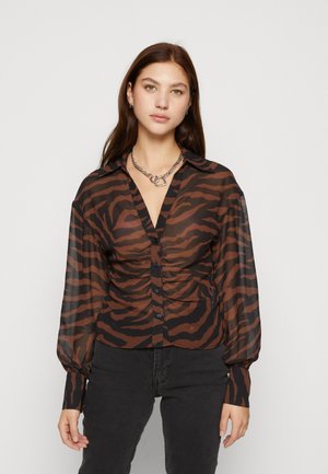 Gina Tricot SIVAN BLOUSE - Μπλούζα - brown