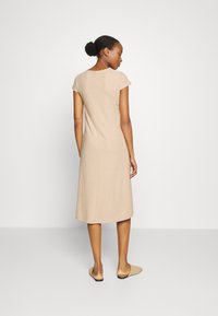 ONLY MATERNITY OLMNELLA BUTTON DRESS - Sarafanas - beige