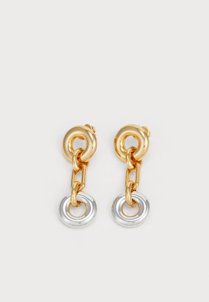INTERLOCK - Ohrringe - silver-coloured/gold-coloured
