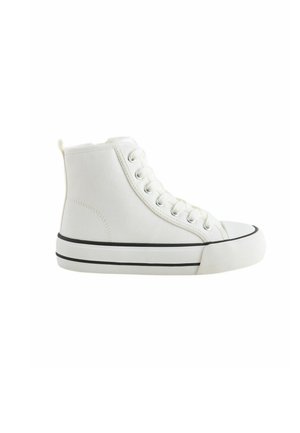 Next, High-top trainers - white canvas